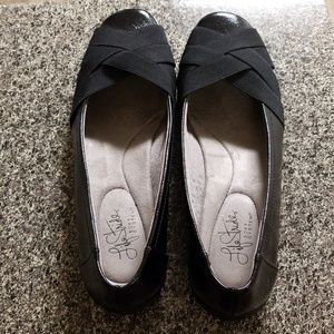 Black Size 9.5B (US) Lifestride Dress Flats